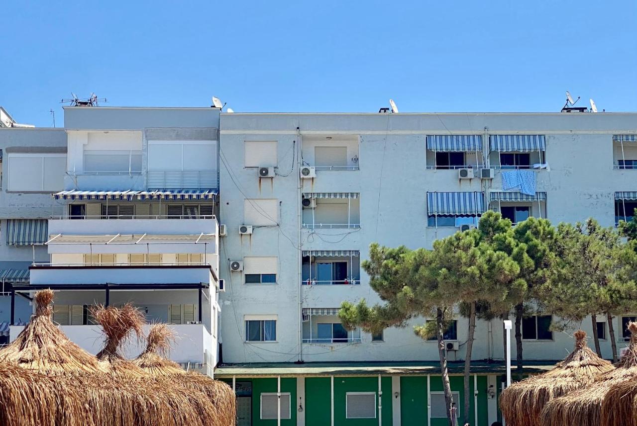 Sunset Sea View - Beachfront Balcony - Ac - Wifi Durres Exterior photo